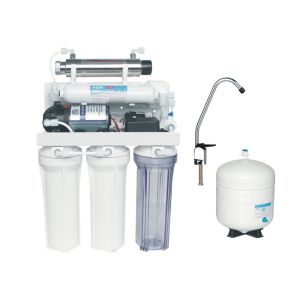 5 stage home RO system with manual flush - 50 GPD / 75 GPD / 100 GPD