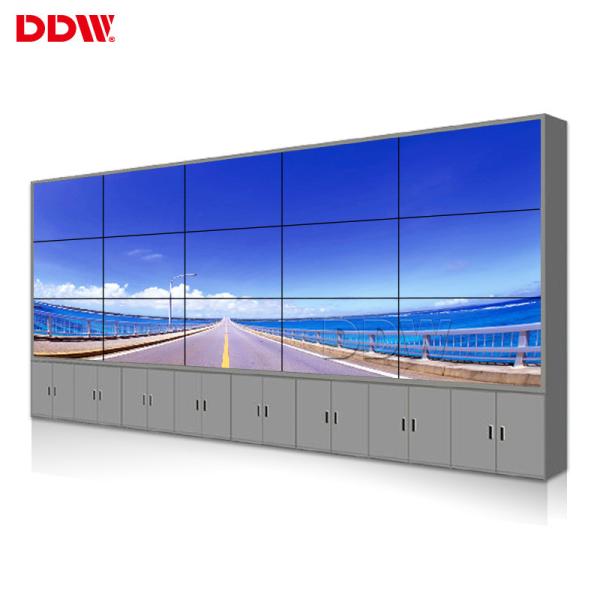 Operation Center CCTV Video Wall 5.3mm 500nits Splice Screen Function Thin Bezel