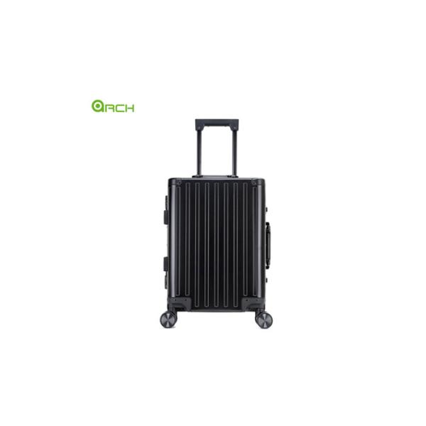Quality 19.5" Aluminium Suitcase Hard Sided Luggage with Double Spinner Wheels wholesale