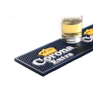 Heavy Duty Commerical Grade Non-Slip Rubber Bar Spill Mat, No-Spill Drink