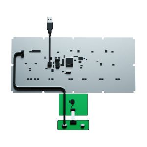 Sealed And Durable Industrial Keyboard With Touchpad And 2 Mouse Keys For Harsh