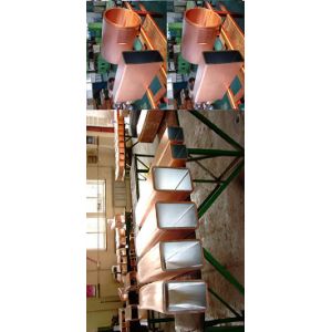 SF-Cu (DHP Cu) Multi - Tapered Caster Copper Mould Tube For CCM Cu-Cr-Zr CuAg