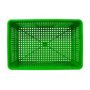 Customized Logo Nestable Plastic Storage Crate for Stackable and Space-Saving