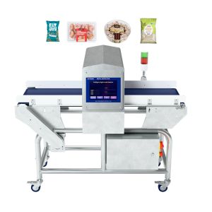Cheap Highly Accurate Conveyor Belt Metal Detector with Touch Screen Input and User Permission Settings for sale
