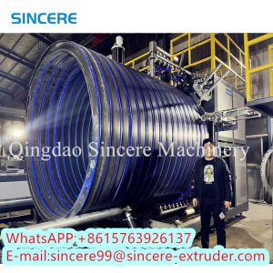 Cheap Structured Wall Polyethylene Pe Pipe Extrusion Line Equipment Spiral Winding PPR Pipe Extruder for sale