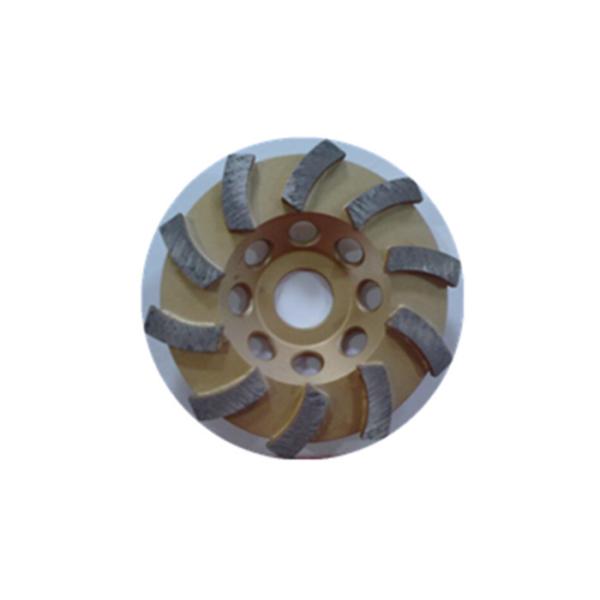 High Efficiency Diamond Grinding Disc Angle Grinder Silver Brazed For Concrete Products