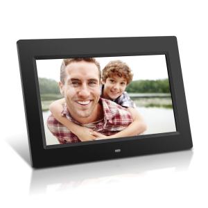 Cheap 10.1 Inch Digital Photo Frame 1024x600 Loop Video Playback With 7 Buttons Supporting Motion Sensor for sale