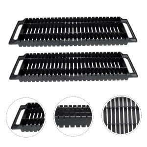 Different Size Esd Pcb Storage Circulation Rack Black Plastic Antistatic ESD