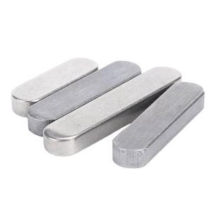 Stainless Steel SS Parallel Woodruff Gib Head Taper Key With Hook DIN6885B