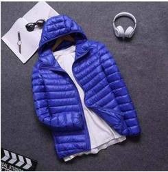Nylon Hooded Duck Feather Jacket Winter Bubble Puff Filled Down Jackets
