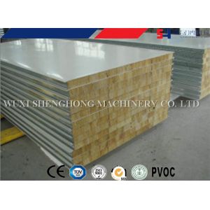 4.5m/min EPS Sandwich Panel Machine , Polystyrene Sandwich Panel Production
