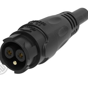 M19 Series Push-pull Self-locking Black Connection Industrial 3 Pin Female Male