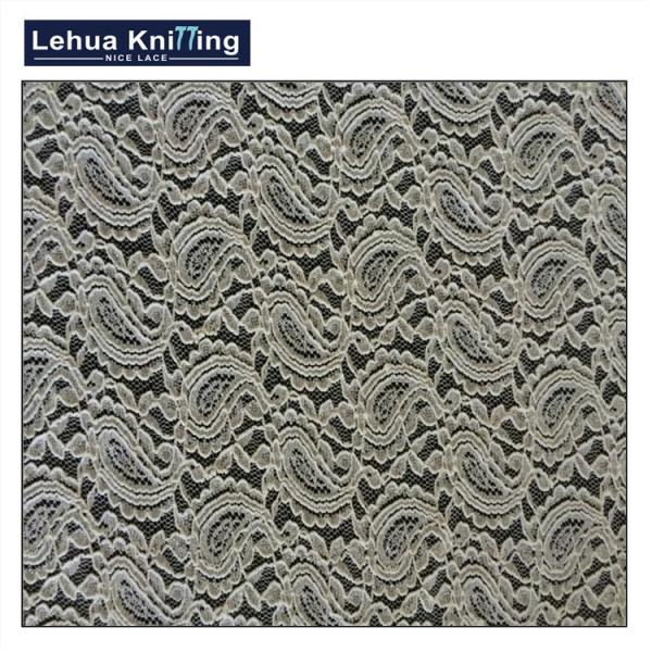 2018 high quality new arrival lace jacquard lace fabric for wedding dress