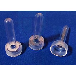 Clear Quartz fused silicon Science Lab Glassware Spherical Joint Tube