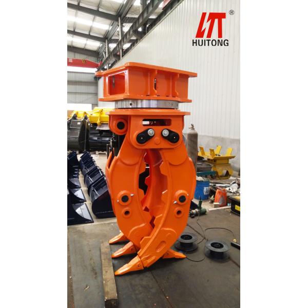 1-10 Tons Excavator Rotating Grapple For Volvo EC80 EC100