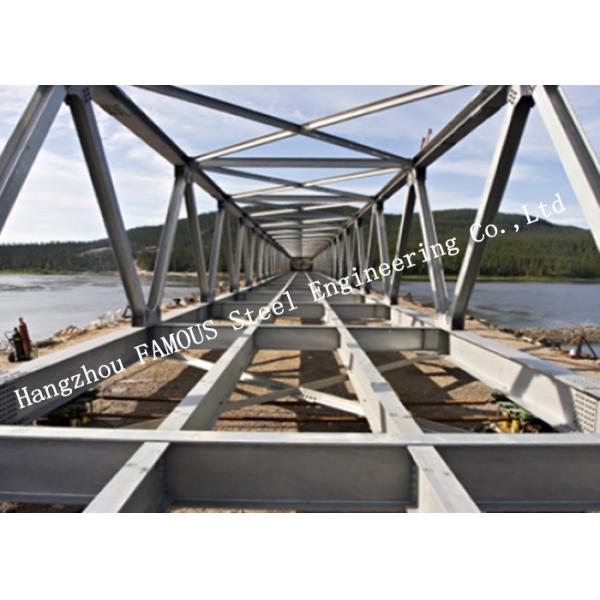 Quality Prefabricated Q355 Steel Modular Steel Bailey Bridge Galvanized For Traffic Construction wholesale