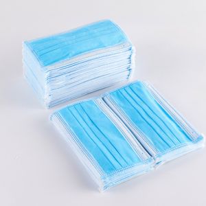 Breathable Earloop Disposable Non Woven Face Mask 3 Ply Surgical Medical