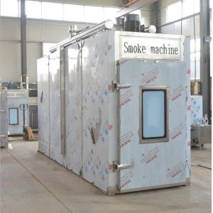 380v Meat Smoking Machine PLC 100kg Batch Industrial Smoke House Oven