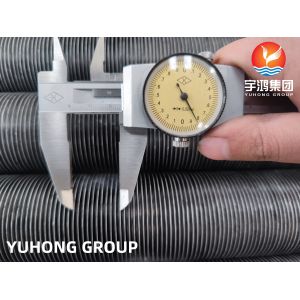 A312 TP316L ASTM Stainless Steel Studded Tube For Reactors And Evaporators