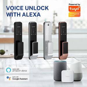 Fully Auto Smart Lock with WiFi Bluetooth Fingerprint and Key