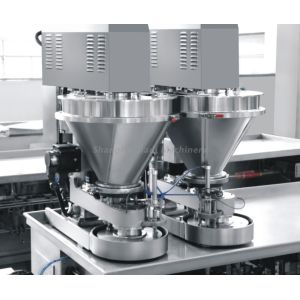 Vacuum Semi Automatic Packaging Machine , Rotary Packing Machine High Measuremen
