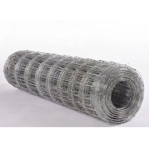 Knot Joint Farm Mesh Fence in Silver Color for Livestock Management