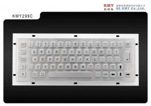 Cheap EN55022 Metal Computer Keyboard 10mA Stainless Steel Plate Keyboard for sale