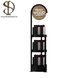 Metal Baskets Liquor Display Cabinet Iron Tube Frame