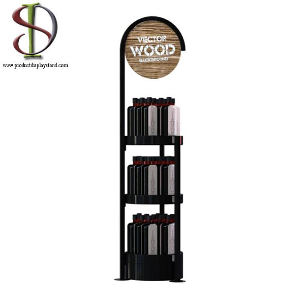 Quality Metal Baskets Liquor Display Cabinet Iron Tube Frame wholesale