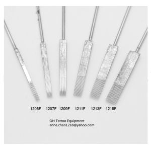 Cheap Precision 316L Stainless steel Flat Liner Tattoo Needles 5F 6F 7F 8F 9F 11F 13F 15F for sale