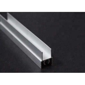 Closet Handle Silver Anodized 6063 T5 Wardrobe Aluminium Profile