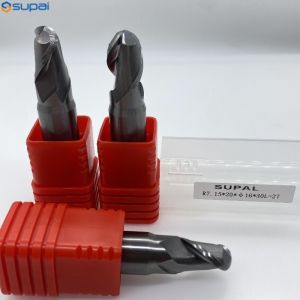 Cheap High-Hardness End Mills For Cutting Stainless Steels Copper Alloy Tailored Shank Diameter And Coating for sale