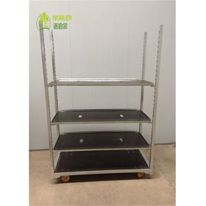 Hot Galvanized Dutch Flower Trolley Display Rack Flower Trolley Shelf