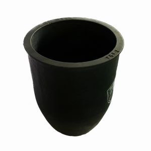 High Hardness Cylindrical Carbon Graphite Crucible Excellent Corrosion