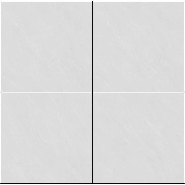 Light Gray 800x800mm Marble Polished Glazed Porcelain Tiles For Balcony Acid