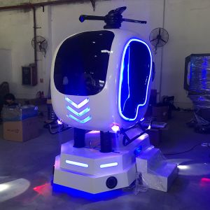 9D VR Helicopter Simulator 280x125x220cm Indoor Amusement Ride