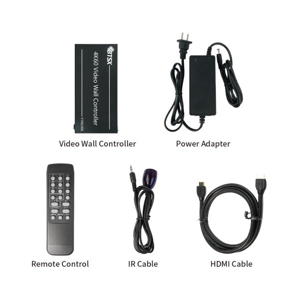 Ultra High Definition 1in6out Video Processor for 9-Screen Splicing Configuratio