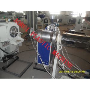 Drainage And Gas Pipe Plastic Extrusion Line , PP PE Extruder Machine