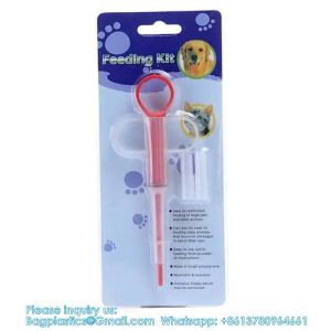 Dual Purpose Pet Pill Feeder Gun Pet Dog Cat Pill Gun Capsule Medication Syringe
