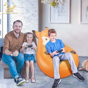 LC Chimpanzee Animal Design Inflatable Collapsible Lounge Blow up Couch Chair