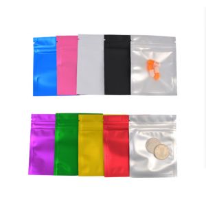 China Mylar Matte Zip Resealable Plastic Packaging Bag Pouches Moisture Proof on sale