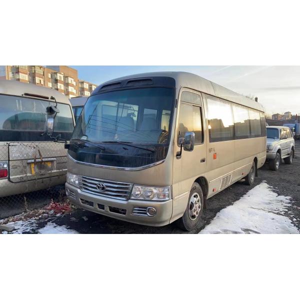 Quality Used Toyota Bus 23 Seats Front Engine Used Coaster Sealing Window Manual Transmission wholesale