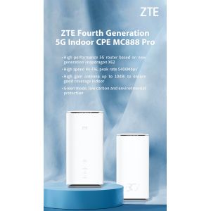 Brand New ZTE MC888 Pro 5G Unlocked 5G WiFi Home Router, Fast WiFi 6, Up to 3