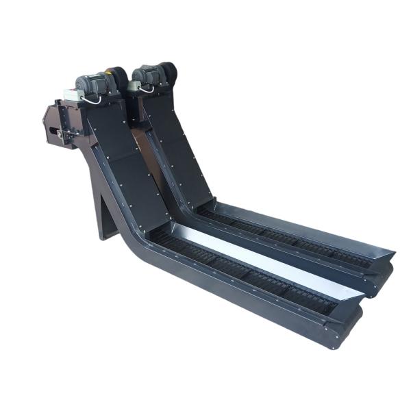 BNEE Chain CNC Machine Type Chip Conveyor Smooth Throw Chip Removal Industrial