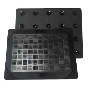 Anti Static ESD Rubber Mat Stop Moving Dust Free Elasticity Anti Fatigue 650*450