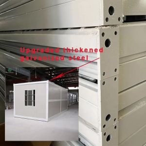 Secure And Stylish Detachable Container House With Aluminum And PVC Sliding