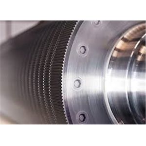 Hard Chrome Plated Corrugating Roll of Coating Thickness 0.07mm for tile line