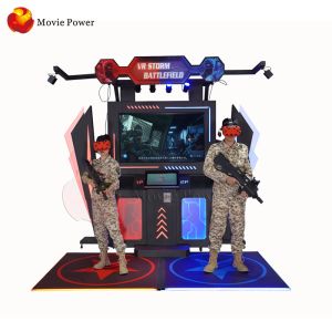 Virtual Reality Simulator Shopping Mall Multiplayer Gatling VR Shooting Simulator 9d Game Machine