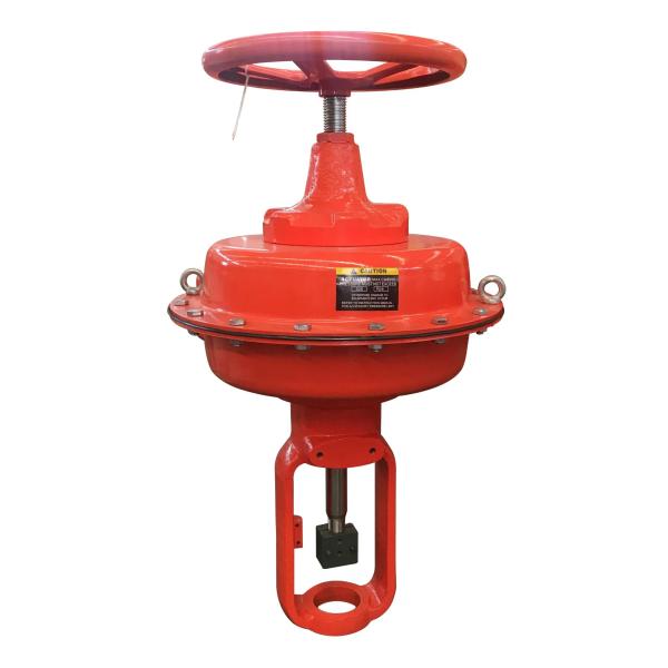 Quality Piston Operated Valve Actuators Use Air Pressure Or Natural Gas  Provide Force  To Open, Close And Control Rising Stem wholesale