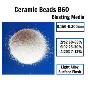 China B60 Zirconia Ceramic Bead Blasting For Mold Cleaning on sale